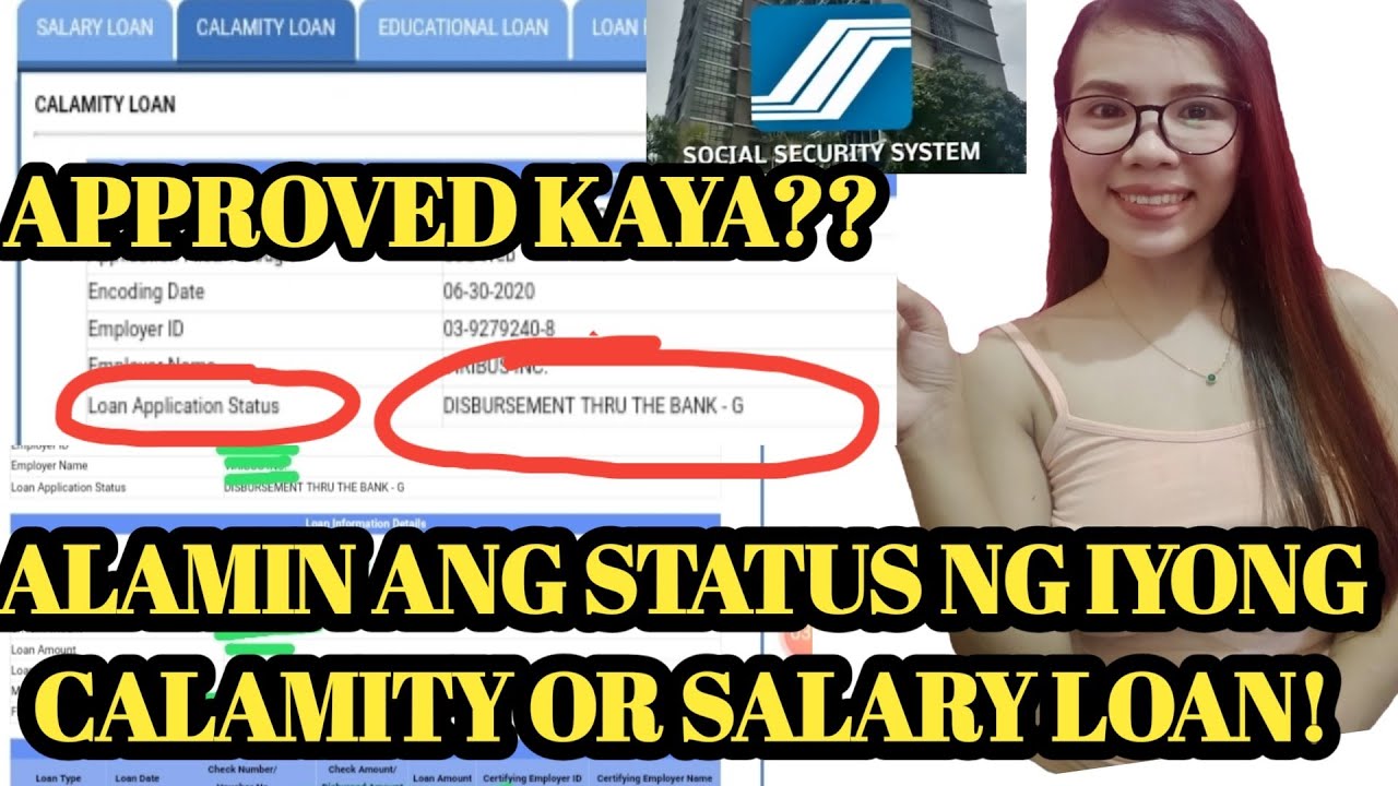 Paano malaman kung approved ba o hindi ang iyong sss calamity loanor