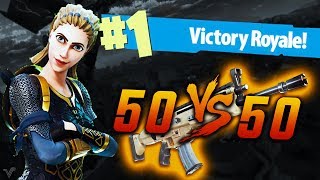 TÜM TAKIMI YOK ETTİM! 50VS50 (Fortnite)