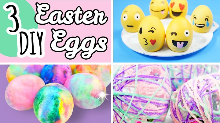 How To Decorate Easter Eggs | 3 Trendy Easter Crafts