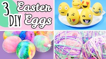 How To Decorate Easter Eggs | 3 Trendy Easter Crafts