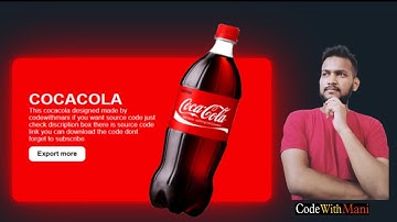 How to create animated Product card design using HTML and CSS only #webdevelopment #codewithmani