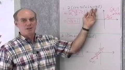 Ch8-Sec2: Trigonometric Form For Complex Numbers