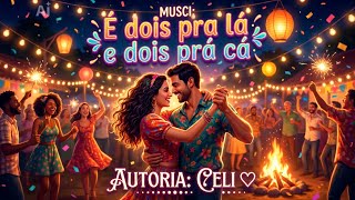 #MUSC: DÓIS PRÁ LÁ DÓIS PRÁ CÁ #AUTORIA ℂ𝔼𝕃𝕀♡*:.｡.