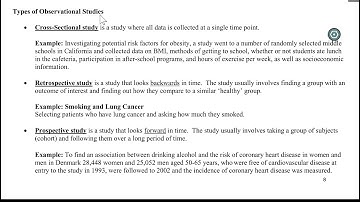 Math 119 - 1.6 Observational Study Designs