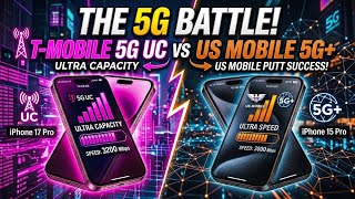 T-Mobile 5GUC VS US Mobile Dark Star 5G+ & Fast SpeedTest 
