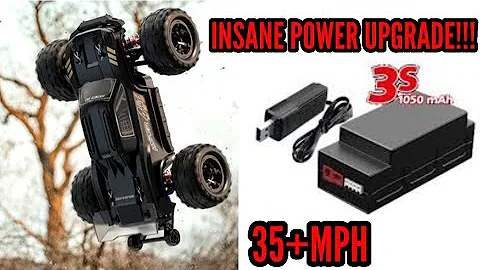 HYPER GO H16BM MJX 3S BATTERY UPGRADE INSANE POWER INCREASE!!!