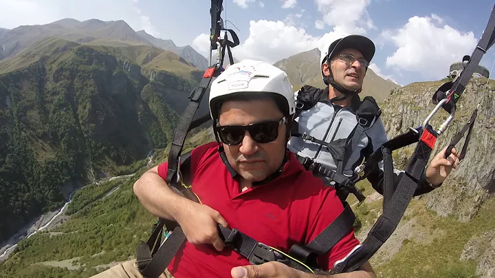 Paragliding at Gadauri Georgia