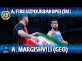 Amirhossein firouzpour iri vs andro margishvili geo  final  u20 world championships 2022