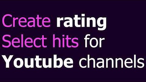 How to rank a YouTube channel / subscription | YouTube filter subscriptions | July 2021