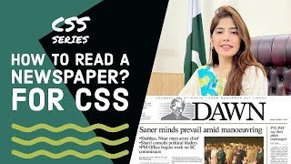 How to read a newspaper? For CSS | Learn with Dr. Hina Sikander #3