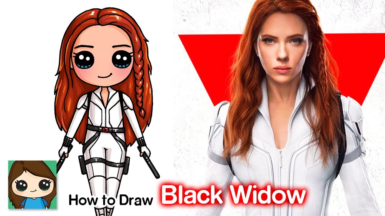 Drawings of black widows