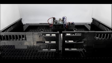 Ouverture portail miniature avec un Arduino UNO et un bouton