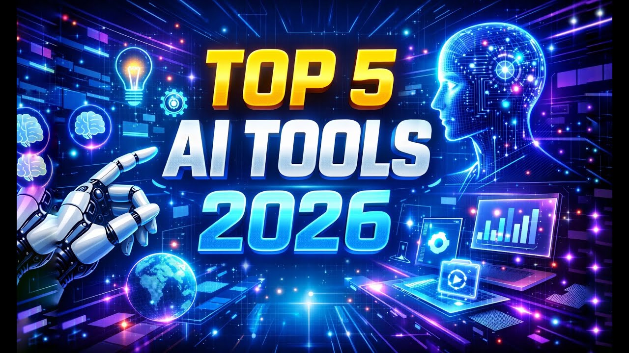 Top 5 AI Tools You Must Try in 2026 | Boost Productivity Fast - YouTube