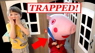 The Doll Master Turns Penelope into BABY Roblox Piggy! My PB and J TRAPPED Baby Piggy in Play House!