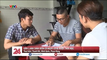 Gần 2.000 sinh viên trường ĐH Giao thông Vận Tải TP. HCM có nguy cơ bị thôi học  - Tin Tức VTV24