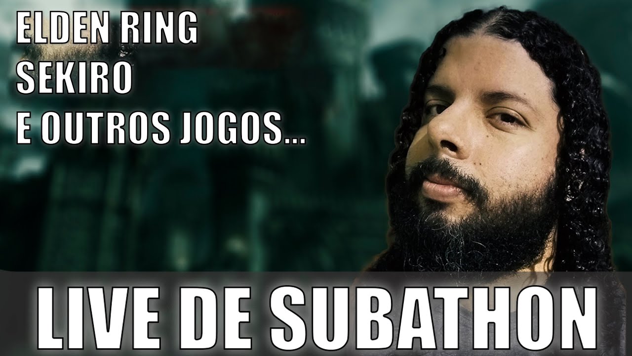 MARATONA, LIVE ACABA QUANDO O TEMPO ACABAR, SEKIRO, ELDEN RING E OUTROS JOGOS, pt2