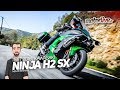 Kawasaki ninja h2 sx se  test 2018