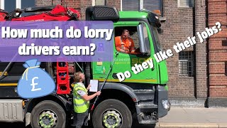 How much do lorry drivers earn? Do they like their jobs? We ask them!