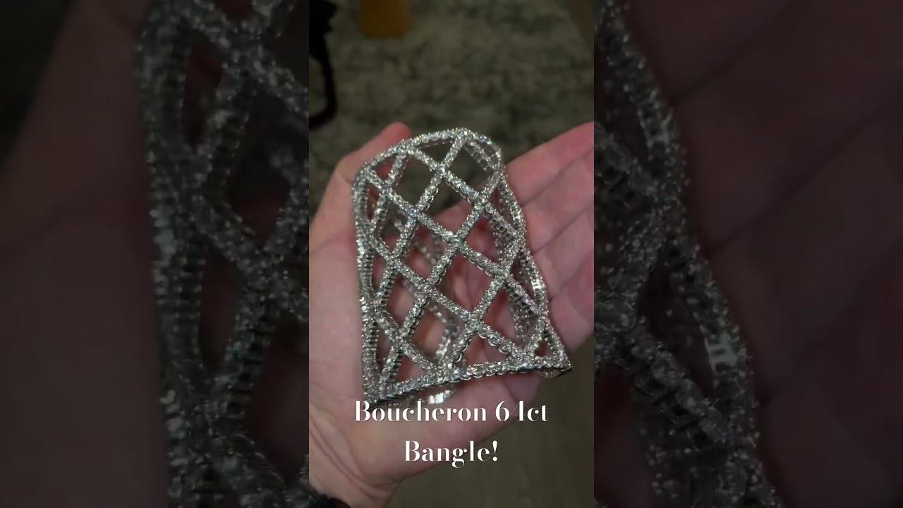 Available exclusively at Opulent Jewelers! Boucheron Diamond Cuff 