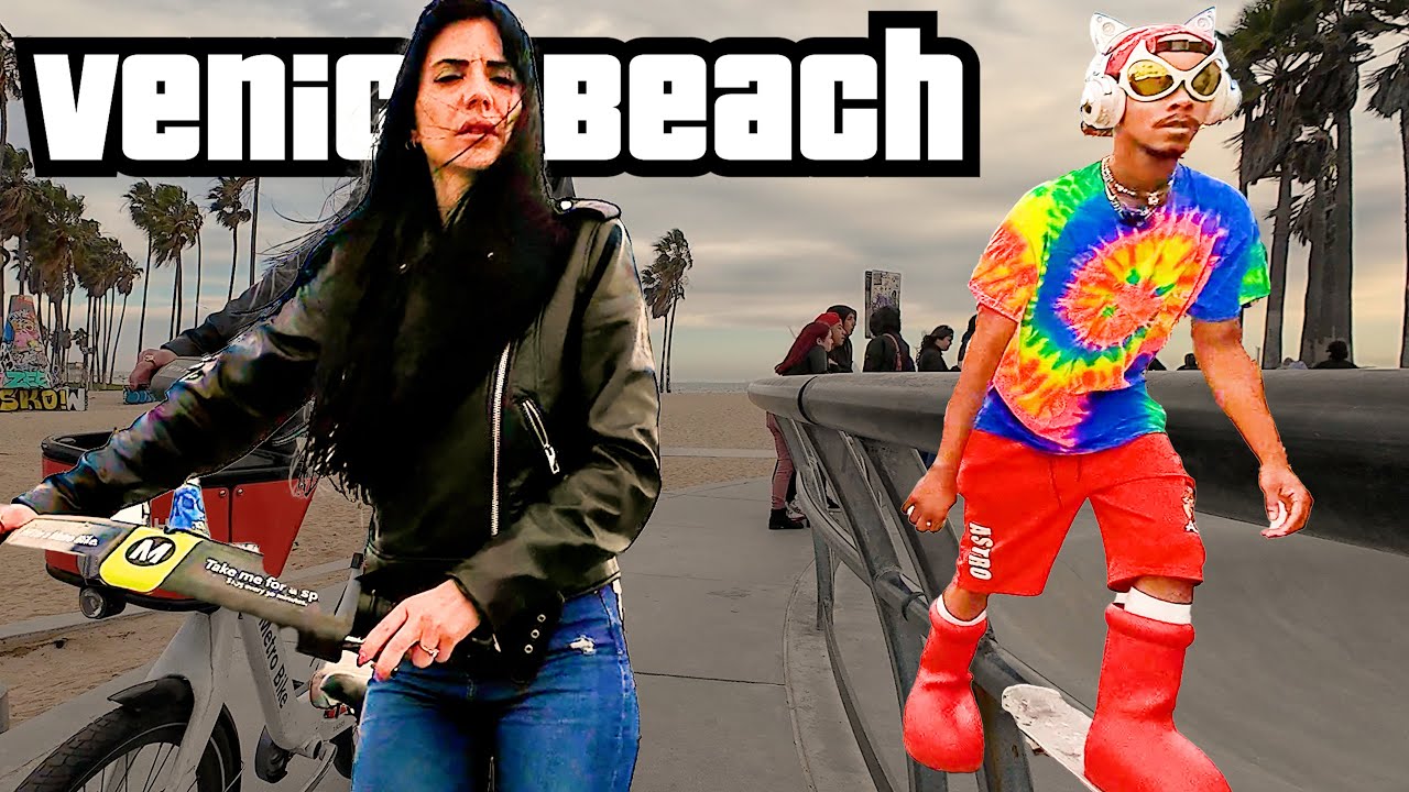 4k🚴COOL CALM MONDAY E-BIKE RIDE Santa Monica TO Venice Beach🌴🌴California 🌊