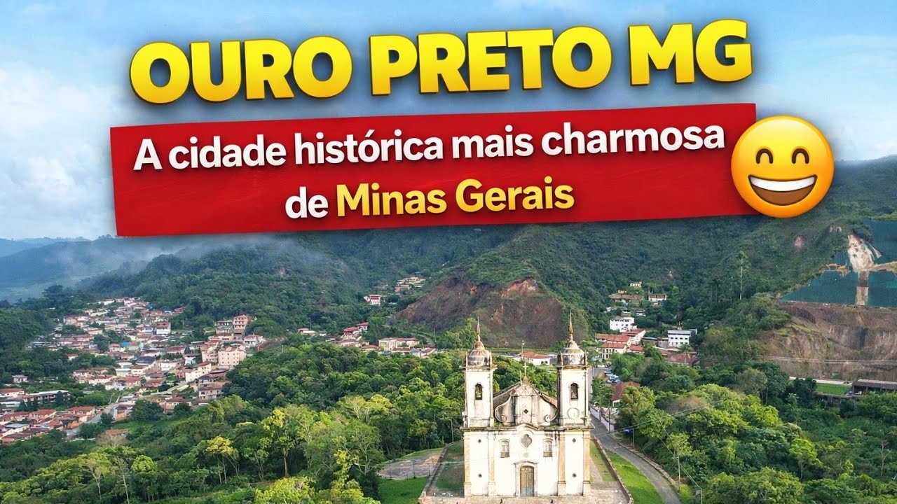 Ouro Preto uma Cidade Histórica mais charmosa de Minas Gerais #laet_drone