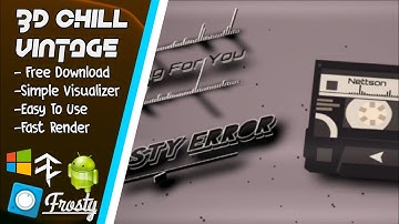 Avee Player Visualizer - Simple Visualizer - 3D Chill Vintage - Free Download Template - Tape Avee