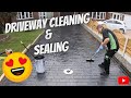 Imprinted Concrete Driveway Cleaning & Sealing