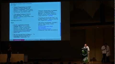 28c3: The Science of Insecurity