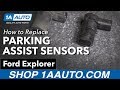 How to Replace Parking Assist Sensor Kit 2002-06 Ford Explorer
