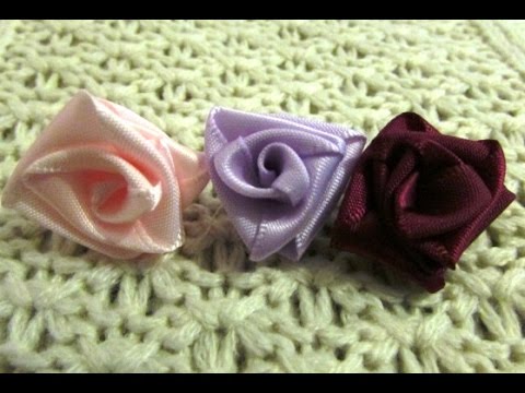 Comment faire 🌹 une rose en ruban 🎀 hqdefault