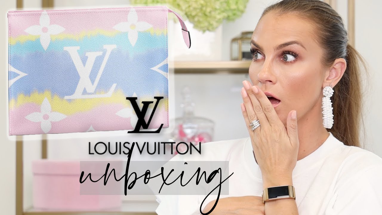 RARE Louis Vuitton UNBOXING! LV Escale Poche Toilette 26 - YouTube