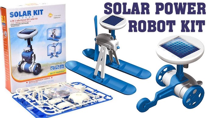 Kit de Robot à énergie solaire 6 en 1 pour enfants – Grandado