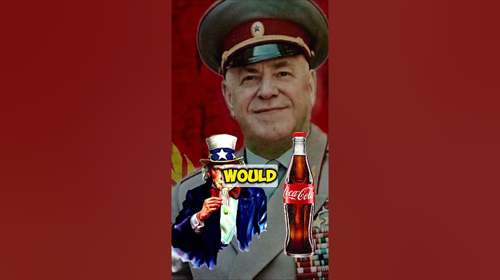 Coca-Cola and Soviet Marshal Zhukov #historyfacts