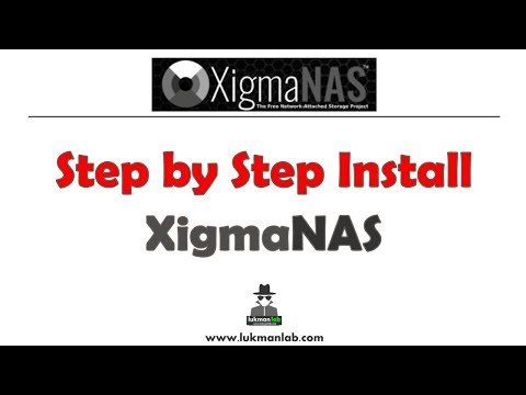 Installing XigmaNAS
