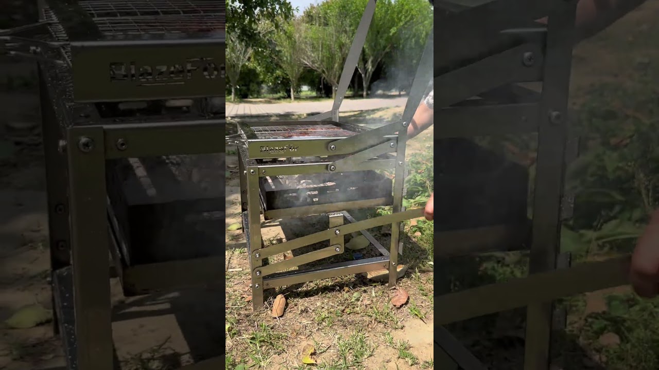 This barbecue grill is the perfect tool for outdoor grilling.