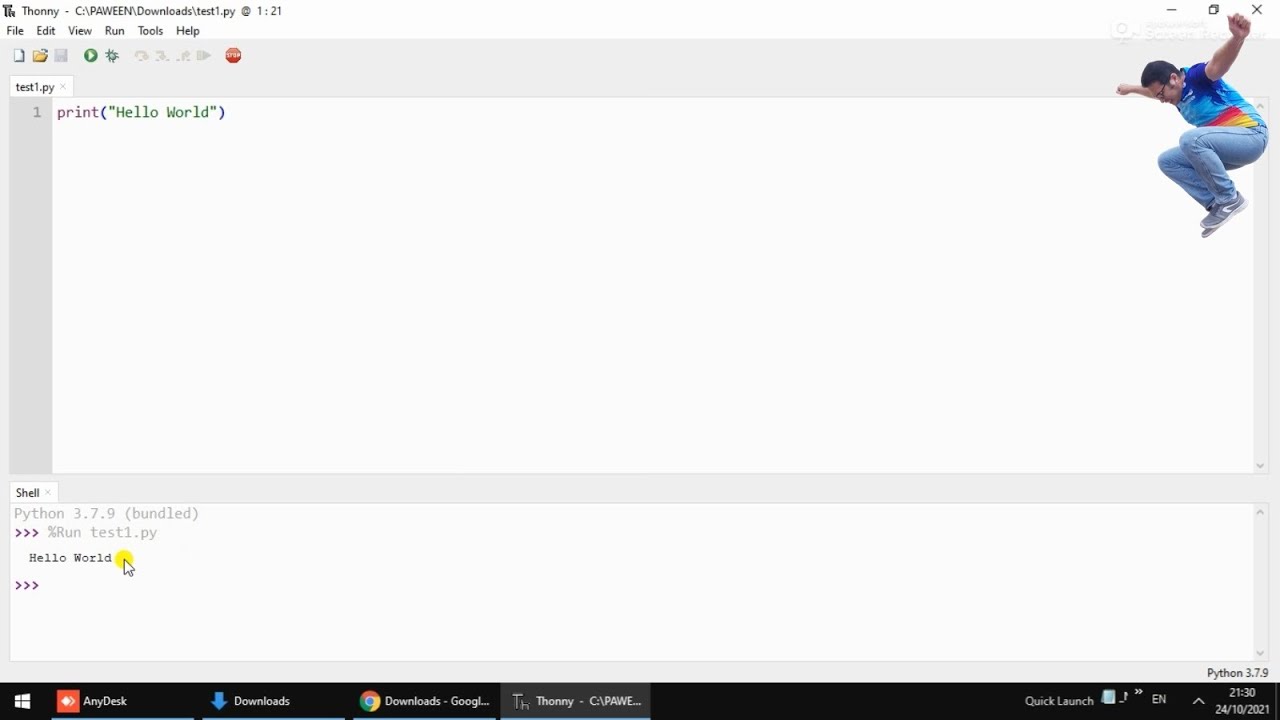 ใช้ Thonny เป็น IDE เพื่อเขียนโปรแกรมคอมพิวเตอร์ด้วยภาษา Python - YouTube