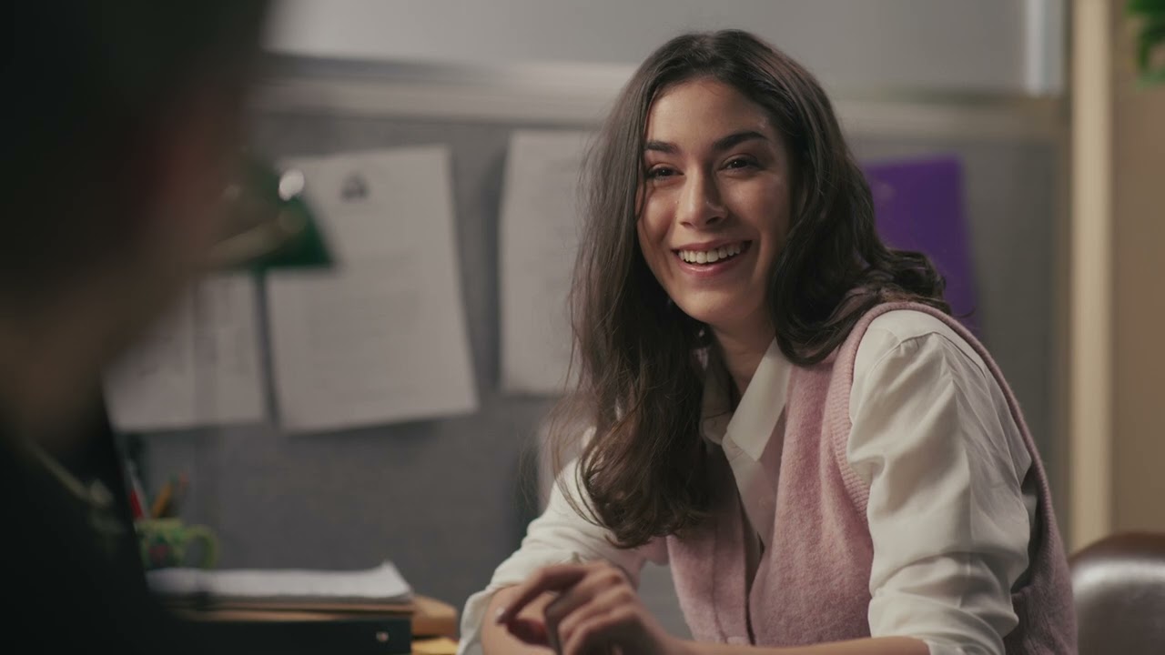 Popcorn Toss LEADS to Flirty Office Romance (FULL)
