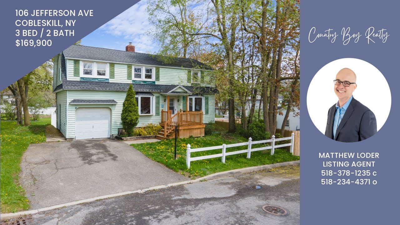 Schoharie County Real Estate 106 Jefferson Ave, Cobleskill NY YouTube