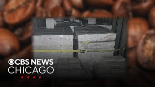 24,000 pounds of stolen coffee products seized at Melrose Park warehouse