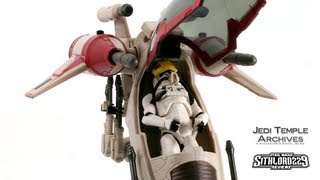 Republic Attack Dropship w/ Clone Pilot | Star Wars: The Clone Wars 2012 | HD Review
