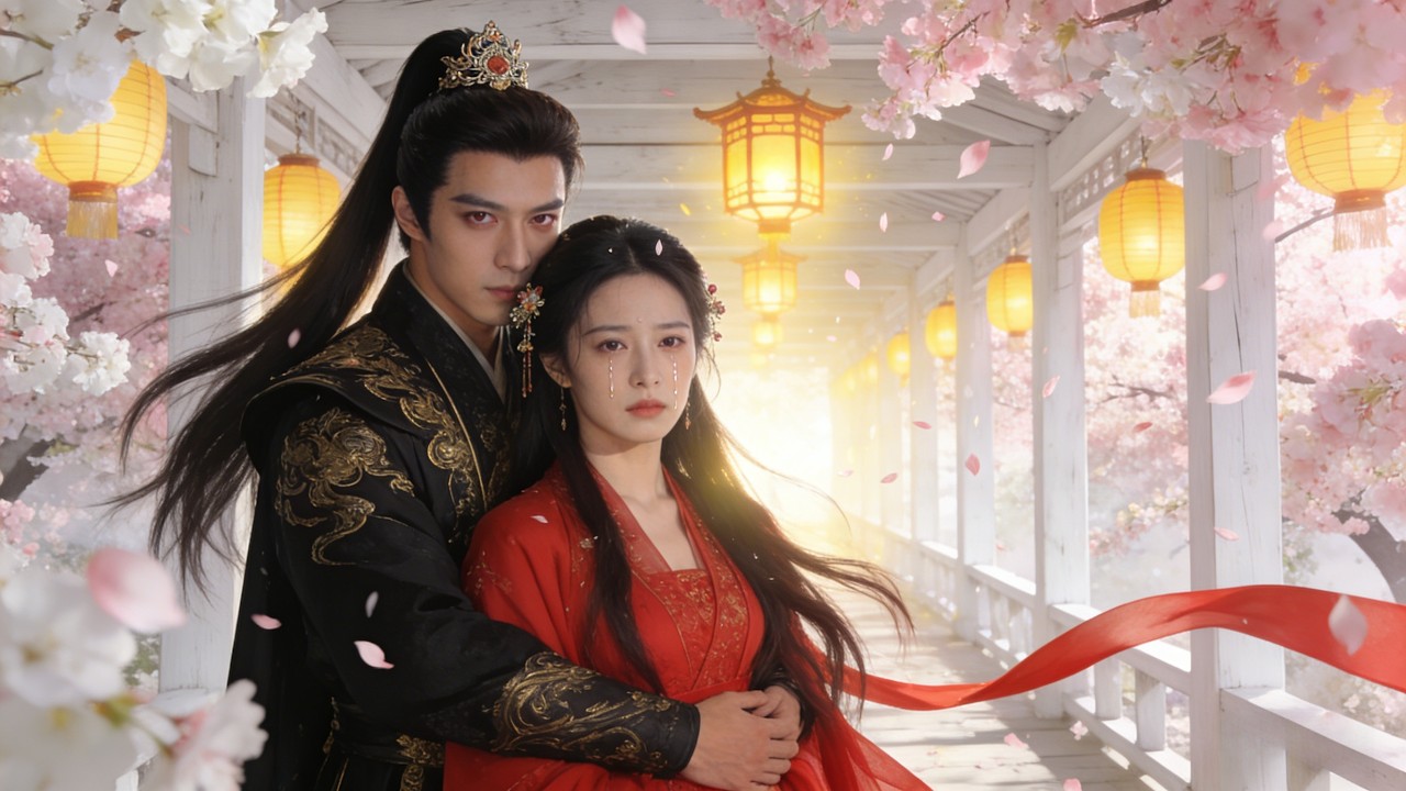 Застаёт принца. Стала жёсткой. Управляет, укрощает. Он ищет её.