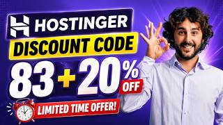 Hostinger Promo Code | 83% + 20% OFF Referral Discount | Hostinger Coupon Code 2026