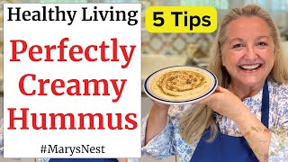 5 Tips for How to Make Hummus Perfectly Creamy Every Time  Easy Hummus Recipe with Dukkah Topping