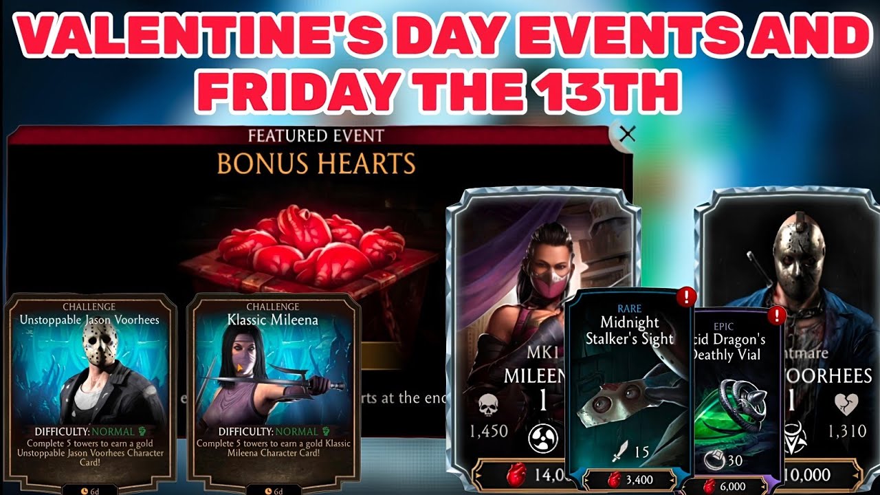 Valentine's Day Special and 20% Extra Krypt Hearts Event | Mortal Kombat Mobile