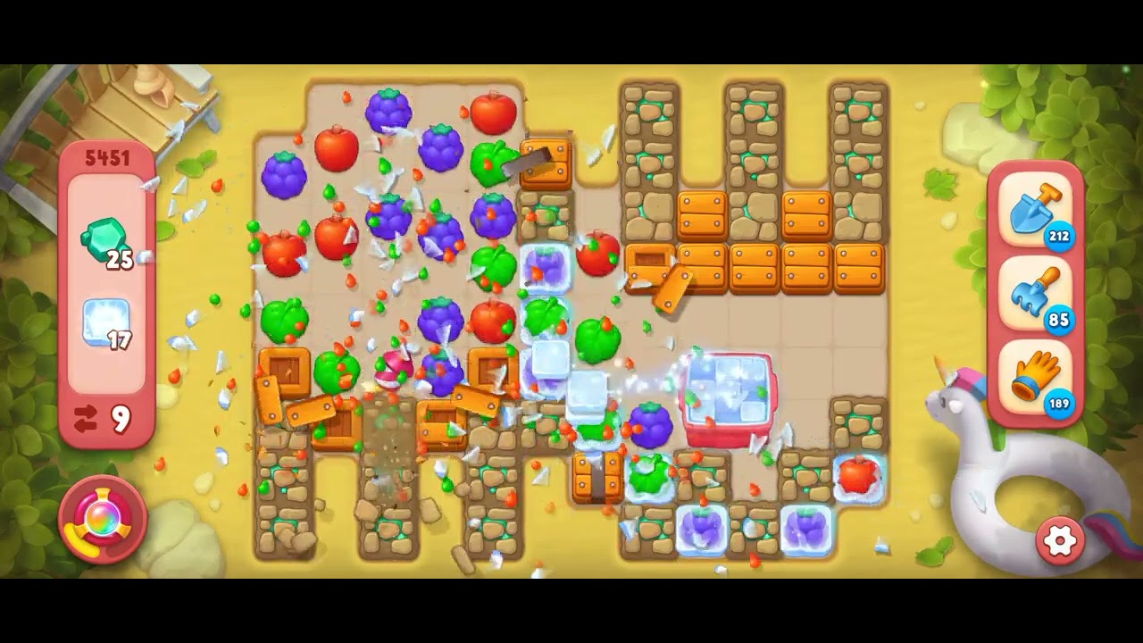 Gardenscapes Level 5451 [Hard Level] 