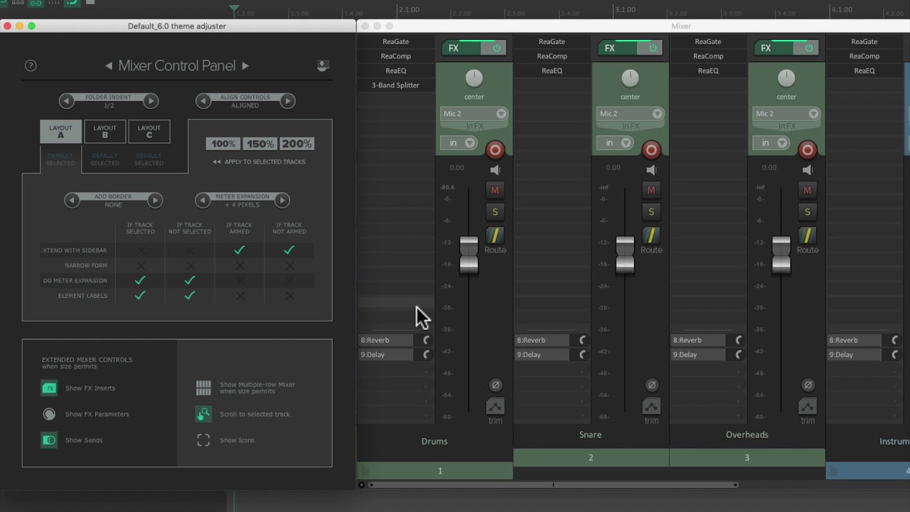 The Adjuster - Mixer Control Panel in - YouTube