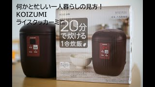 何かと忙しい一人暮らしの見方！ライスクッカーミニ