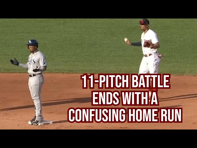 11-pitch battle ends with an odd home run, a breakdown
