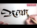 MR KAMS ANSWERING QUESTIONS IN MODERN CALLIGRAPHY ( WE ARE CALLIGRAPHY 03 )