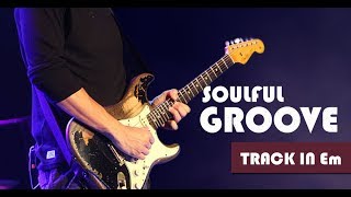 Soulful Slow Groove Guitar Backing Track Jam in Em chords